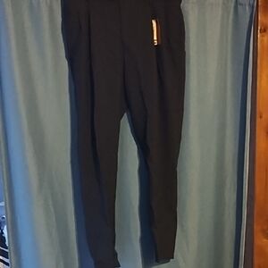 Louis Martin Black Men's Dress Pants